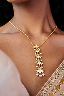 Gold Plated Motif Necklace