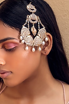 Rose Gold Finish CZ Passa