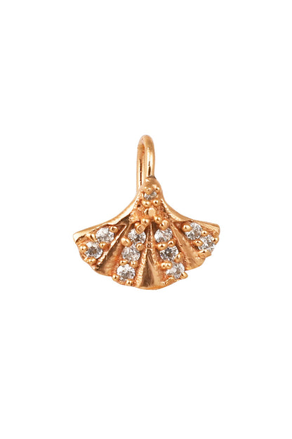 Rose Gold Finish CZ Nose Ring