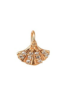 Rose Gold Finish CZ Nose Ring