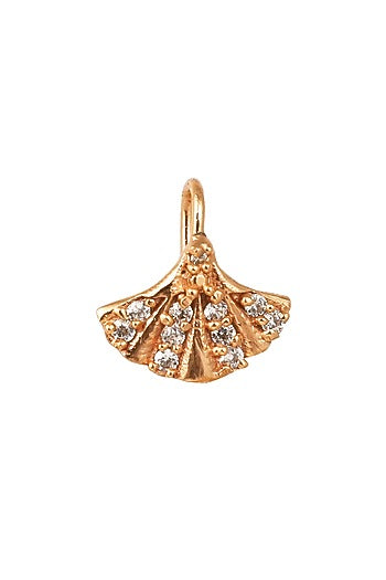 Rose Gold Finish CZ Nose Ring
