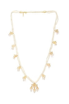 Gold Plated Floral Jaali Necklace