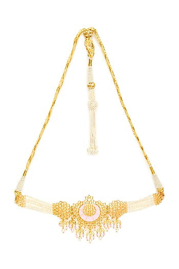 Gold Plated Meenakari Choker Necklace