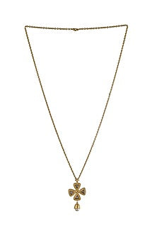 Gold Plated Vintage Hoop Necklace