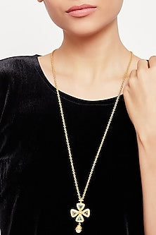 Gold Plated Vintage Hoop Necklace