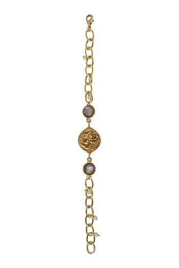 Gold Plated Pearl Beaded Bracelet