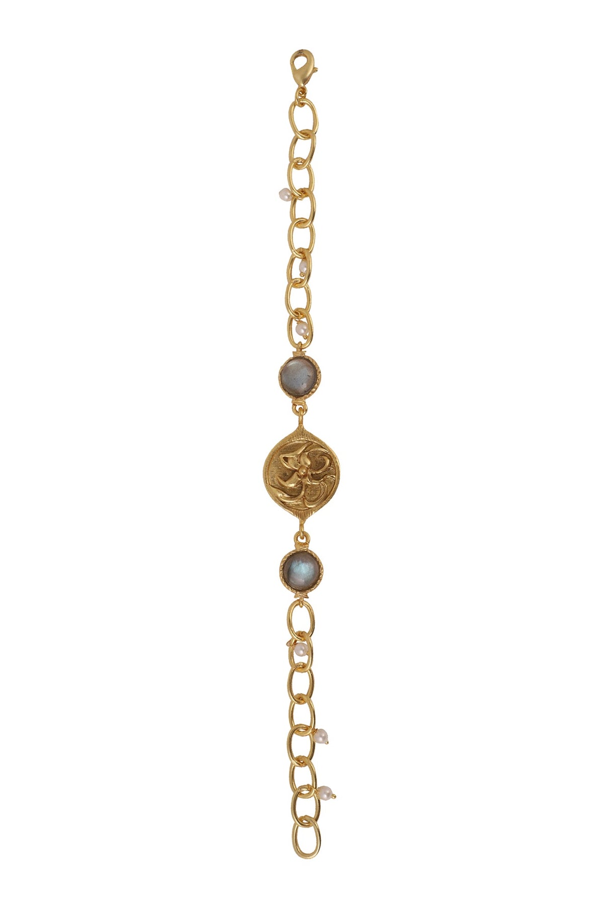 Gold Plated Pearl Beaded Bracelet