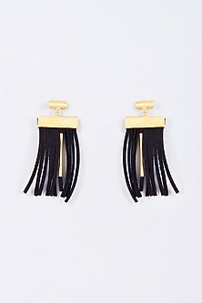 Gold Finish Handcrafted Dangler Earrings