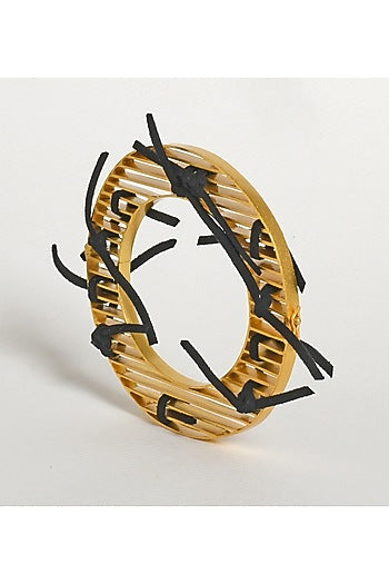 Gold Finish Brass Bracelet