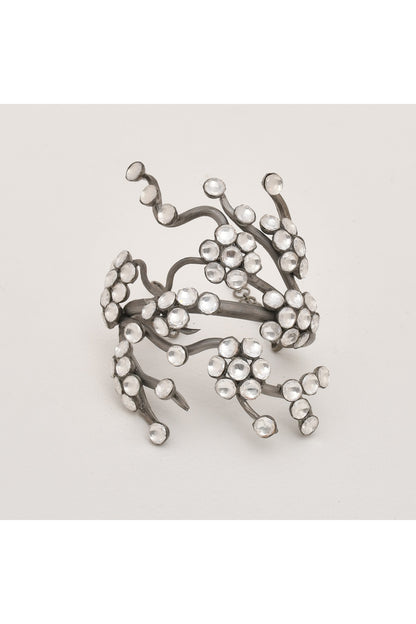Black Rhodium Finish Brass Bracelet