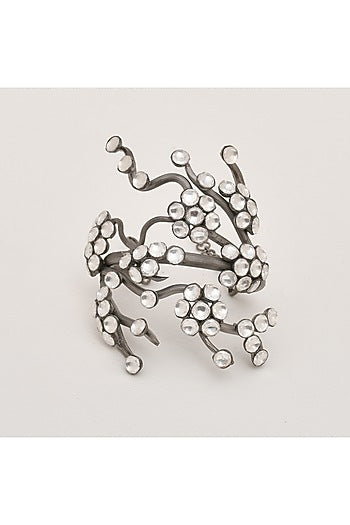Black Rhodium Finish Brass Bracelet