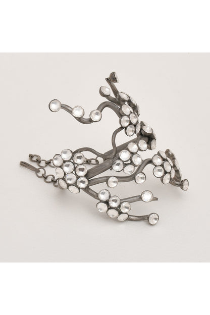 Black Rhodium Finish Brass Bracelet