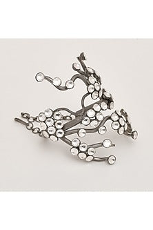 Black Rhodium Finish Brass Bracelet