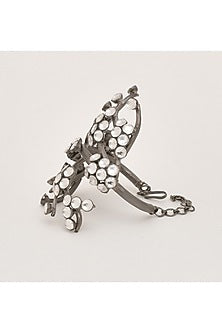 Black Rhodium Finish Brass Bracelet