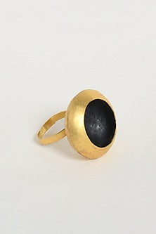 Gold Finish Brass Ring