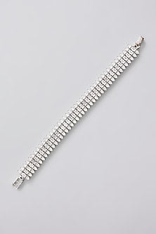 White Finish Diamond Bracelet