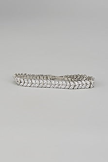 White Finish Diamond Bracelet