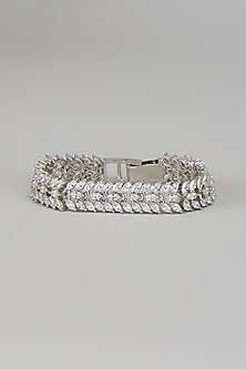 White Finish Diamond Bracelet