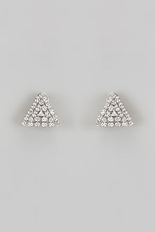White Finish Diamond Layered Necklace Set