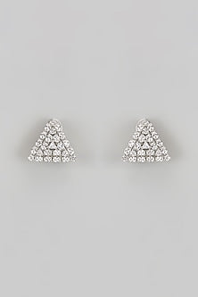 White Finish Diamond Layered Necklace Set