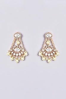 Gold Plated Kundan Polki Necklace Set