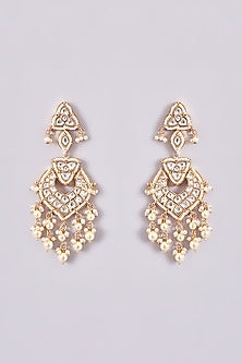 Gold Plated Kundan Polki Necklace Set