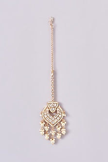 Gold Plated Kundan Polki Necklace Set