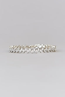 White Finish Diamond Bracelet