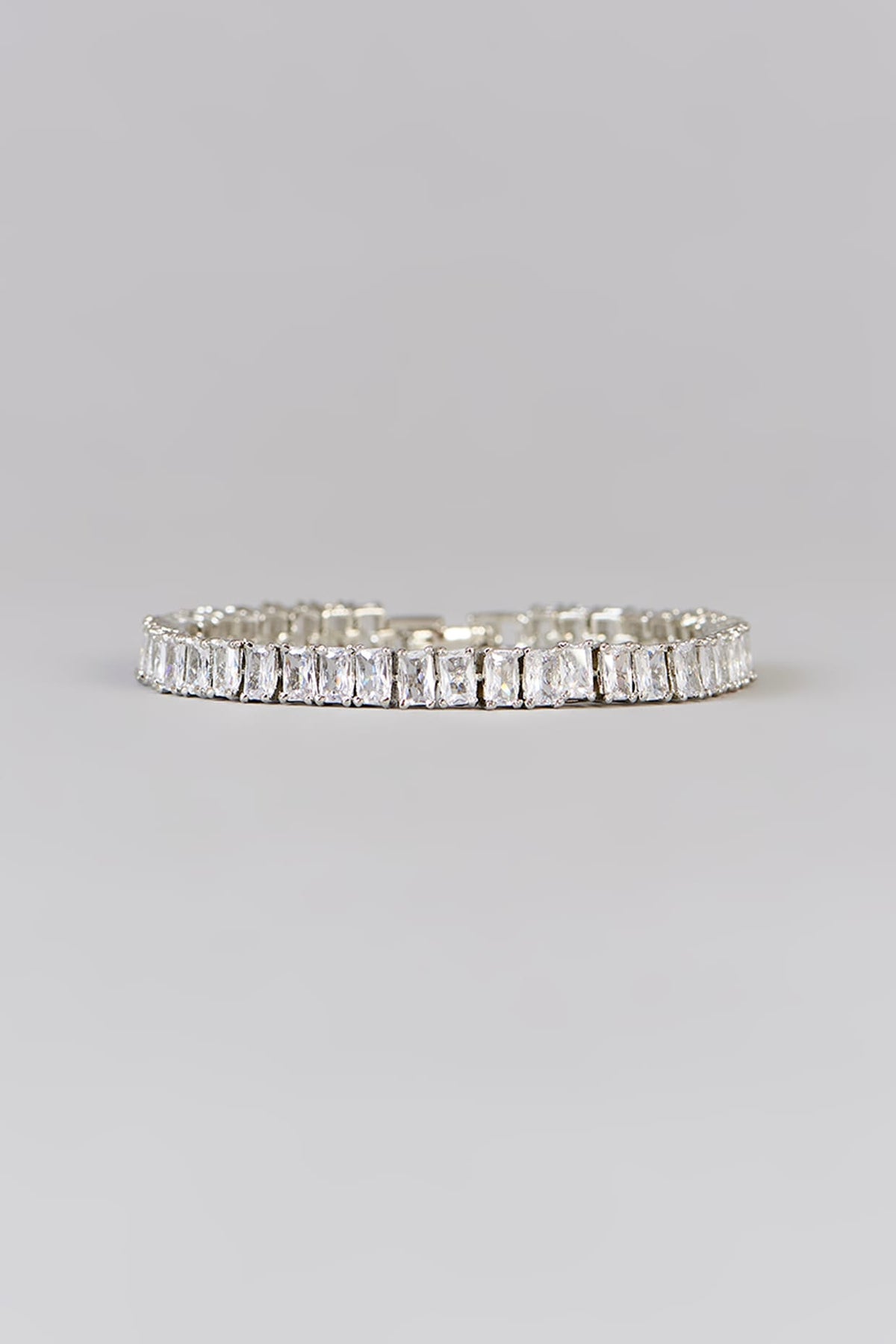 White Finish Diamond Bracelet