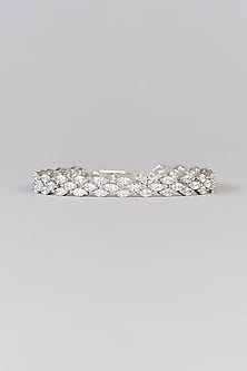 White Finish Diamond Bracelet