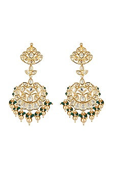 Gold Plated Kundan Polki Choker Necklace Set