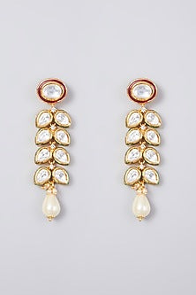 Gold Plated Kundan Polki Choker Necklace Set