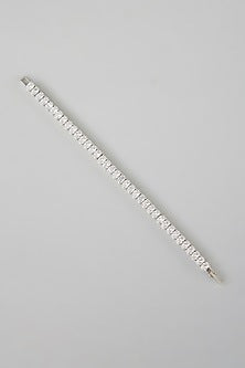 White Finish Diamond Bracelet