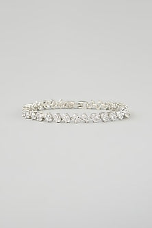 White Finish Diamond Bracelet