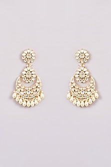 Gold Plated Kundan Polki Long Necklace Set