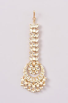 Gold Plated Kundan Polki Choker Necklace Set