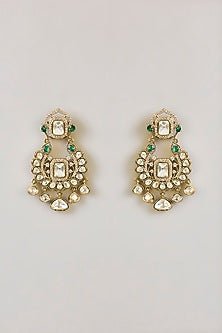 Two-Tone Finish Kundan Polki Choker Necklace Set