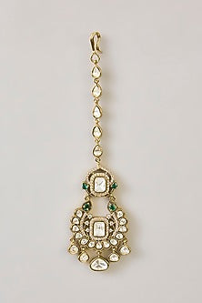 Two-Tone Finish Kundan Polki Choker Necklace Set