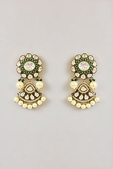 Two-Tone Finish Kundan Polki Choker Necklace Set