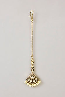 Two-Tone Finish Kundan Polki Choker Necklace Set