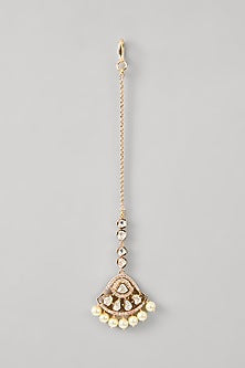 Two-Tone Finish Kundan Polki Choker Necklace Set