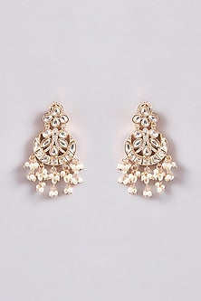 Gold Plated Kundan Polki Necklace Set