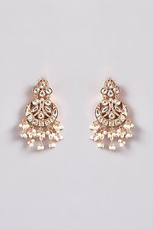 Gold Plated Kundan Polki Necklace Set