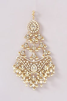 Gold Plated Kundan Polki Pasa