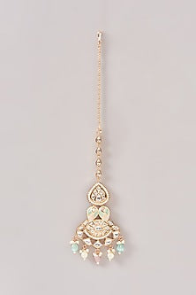 Gold Plated Kundan Polki Choker Necklace Set