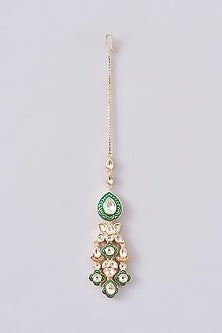 Gold Plated Kundan Polki & Pearl Choker Necklace Set