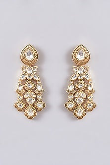 Gold Plated Kundan Polki & Pearl Choker Necklace Set