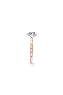 18kt Matte Rose Gold Finish Diamond Ring