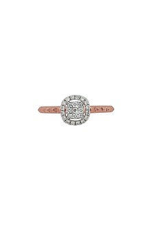 18kt Rose Gold Finish Diamond Soiree Ring
