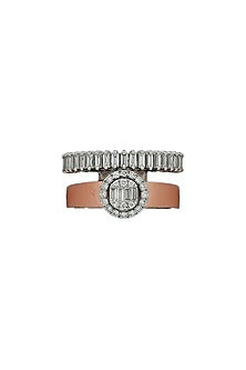 18kt Rose Gold Finish Diamond Soiree Ring